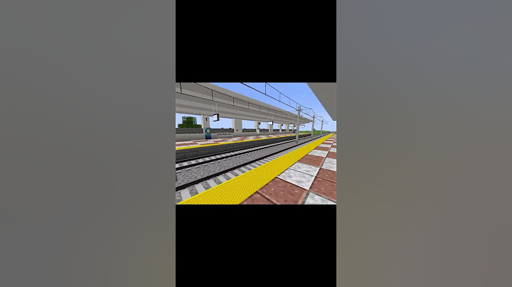 Minecraft Transit Railway Mod: Side platform station build