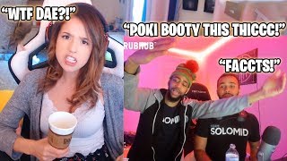 Pokimane Reacts TO DRUNK Daequan Calling Her BOOTY *THICC* (Fortnite FUNNY & Daily Best Moments)