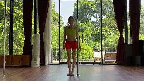 BEGINNER POLE DANCE MOVES | Easy Pole Tricks On The Spinning Pole