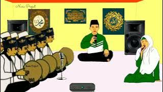 Animasi Sholawat Ya Nabi Salam Alaika | Animasi Story Wa | Animasi Hadroh