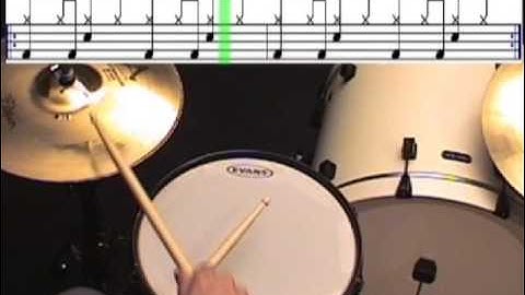 16th notes in the Bass Drum (From "Reading Music and Basic Beats" DVD)