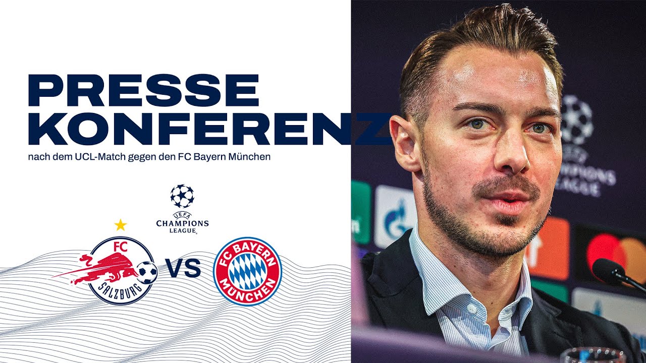 LIVE Pressekonferenz vor dem CL-Match gegen den FC Bayern München