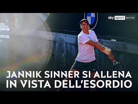Video L'allenamento di Sinner in vista della sfida di domani contro Navone | ATP 1000 Roma