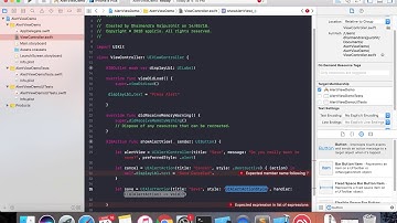iOS Beginner:  How to show AlertView (Swift 4 + XCode 9)