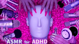 ASMR for ADHD Changing Triggers Every 30 Seconds Scratching , Tapping , Massage & More| No Talking