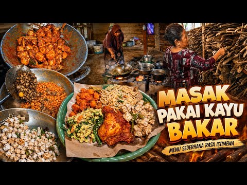 SEGO BERKAT‼️PROSES MASAK TRADISIONAL DAN MENATA AMBENG TIRONAN,BIKIN RINDU KAMPUNG HALAMAN