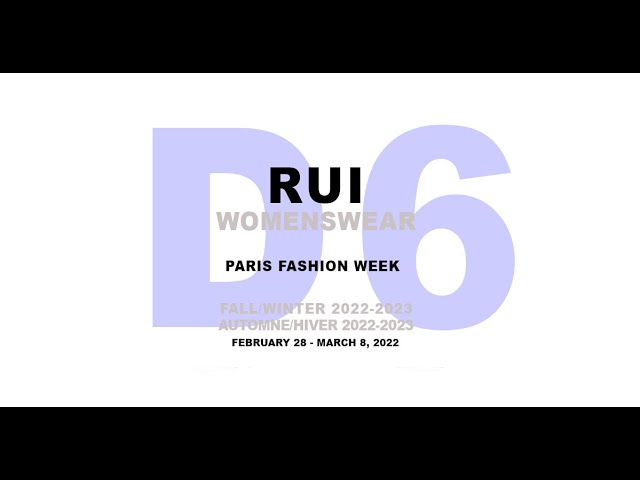 RUI Fall/Winter 2022-23 Women's RTW collection - Fashion Show PFW22 Paris | DNMAG