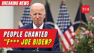 Viral video: Crowd chants 'F*** Joe' during  US President Joe Biden’s speech