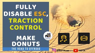 FULLY disable ESC, traction control | Make donuts | jeep