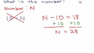 Basic Algebra Word Problems 1