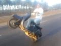 Naddu wheelie in kinetic 46