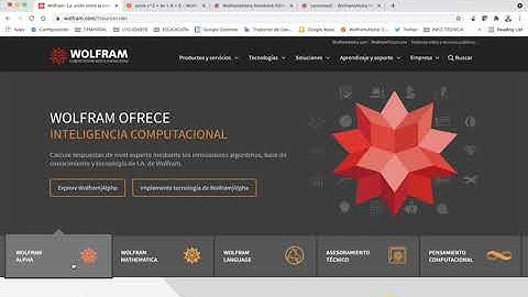 Qué es Wolfram Research: Wolfram Alpha + Notebook Edition, Wolfram Language y Mathematica
