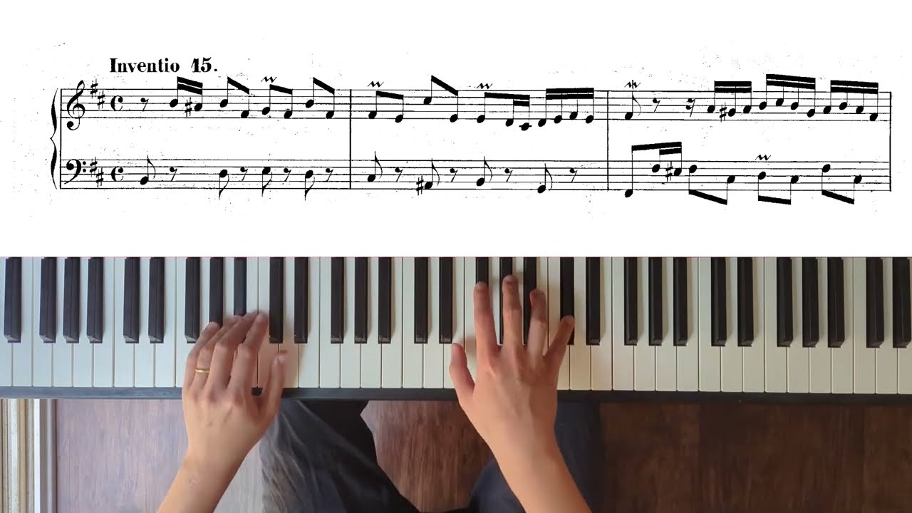 Invention No. 15 in B minor, BWV 786