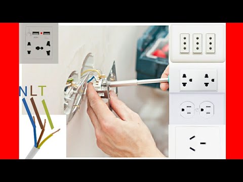 Como conectar un enchufe o tomacorriente/ Curso básico de electricidad 