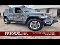 2021 Jeep Wrangler Unlimited Sahara For Sale Hess Auto Agency