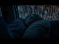 Calm and Cozy Car Space with Steady Rain and Faint Thunder Outside