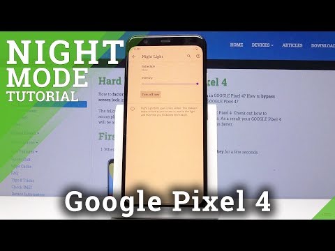 How to Turn On the Night Mode on Google Pixel 4 - Enable Night Light