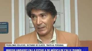 IRREGULARIDADES EN LA ESCUELA DE MÚSICA DE CALLE ZUVIRÍA