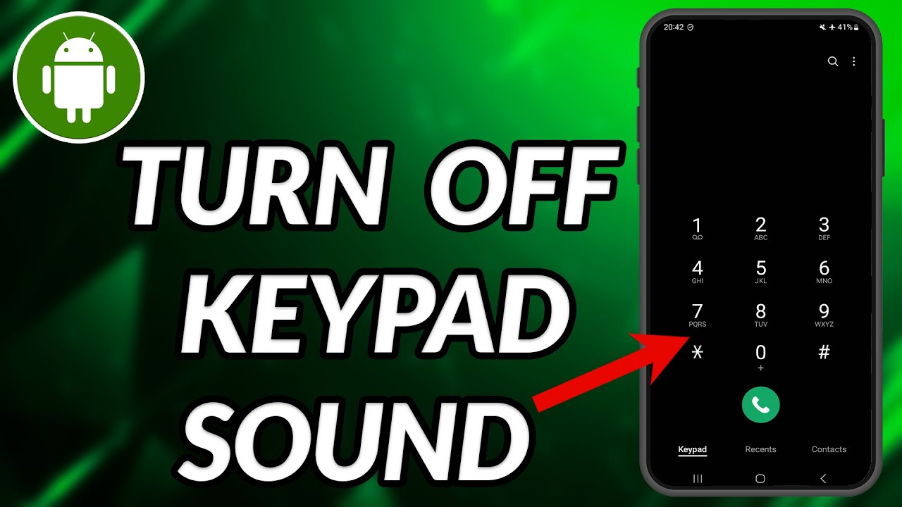 How To Turn Off Keypad Sound On Samsung YouTube