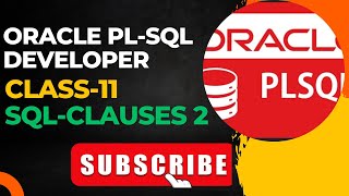 ORACLE PL-SQL CLAUSES #oracleplsql #coding #plsql #oraclesqldeveloper #oracleupdates #oraclejobs