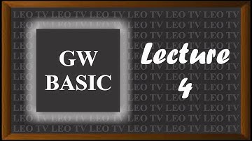 How to Learn GW Basic Lecture 4