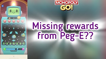 Anyone missing dice rewards from Peg-E? 👀🎲  #monopolygo #pege 