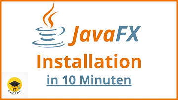 JavaFX Installation | Javafx Tutorial Deutsch