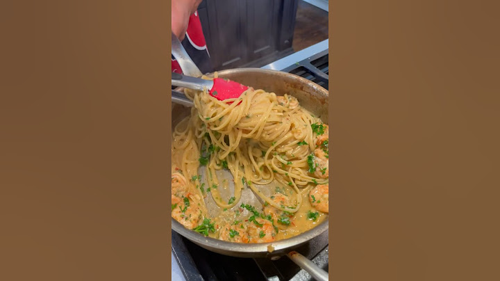 20 Minute Shrimp Scampi Linguine 🍤😱