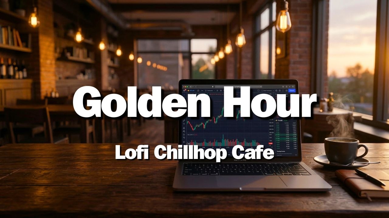 Golden Hour ☕ Lofi Chillhop Cafe | Beats for Deep Work & Execution
