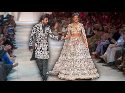 Ranveer Singh And Deepika Padukone The Perfect Couple Walking The Ramp For Manish Malhotra