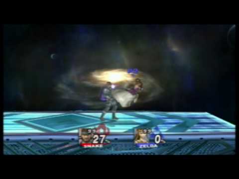 SSBB Zelda tech: Landing canceled Nair