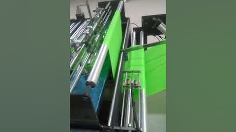 NonWoven Box Bag Making Machine With Online Loop Handle Attaching