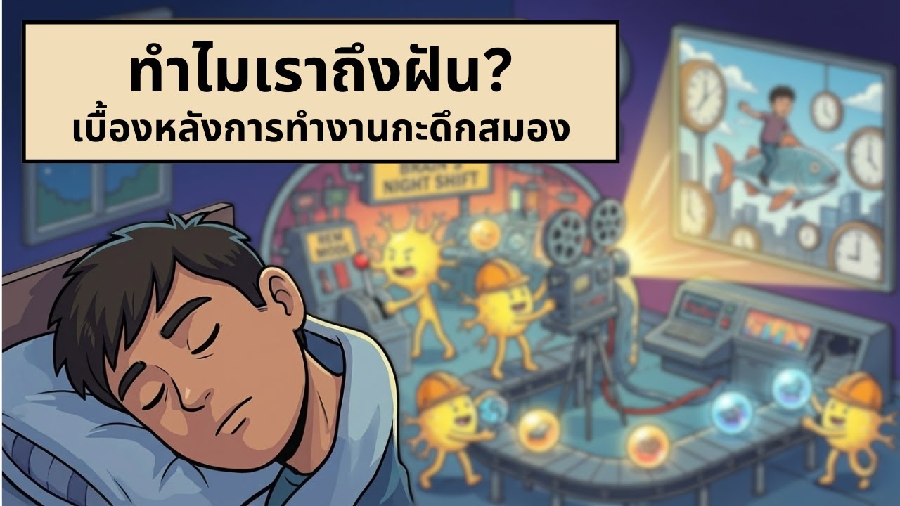 ทำไมเราถึงฝัน? เบื้องหลังการทำงานกะดึกของสมองที่คุณไม่เคยรู้