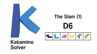 #Katamino - how to solve Level: The Slam (1) - B6