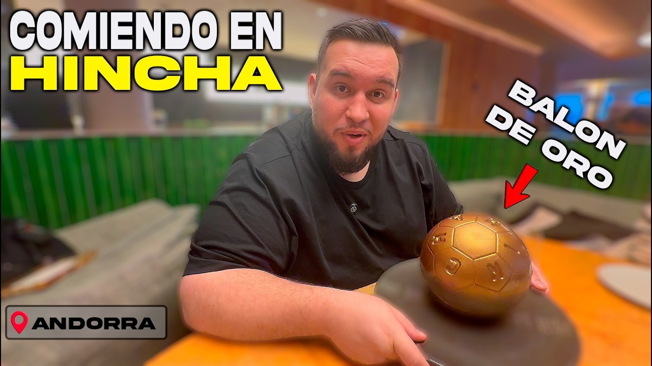 COMIENDO en el restaurante de MESSI 🔥 HINCHA REVIEW