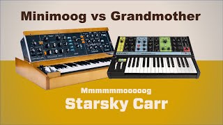 Moog Grandmother vs Minimoog Model D reissue // review and demo