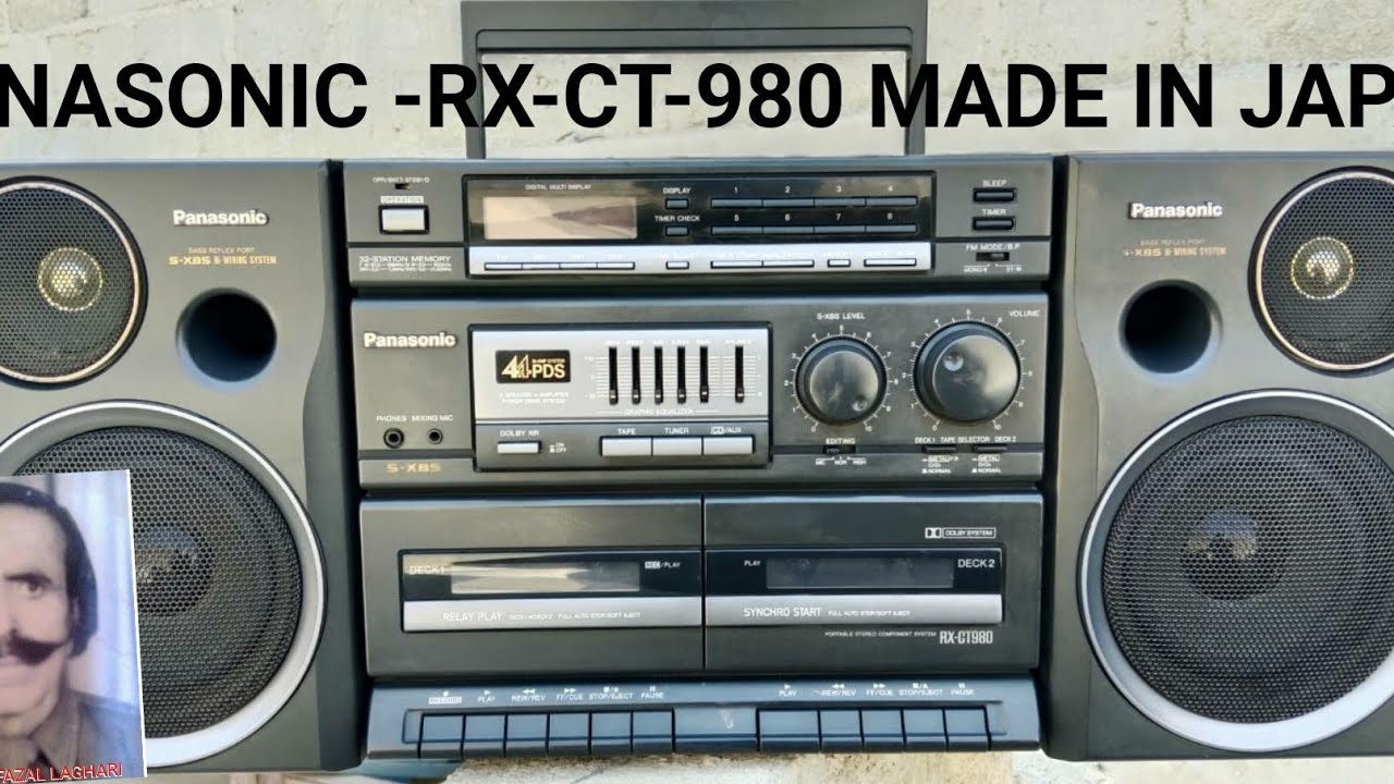 #panasonic-rx-ct-980-4band radio & cassette recorder - YouTube