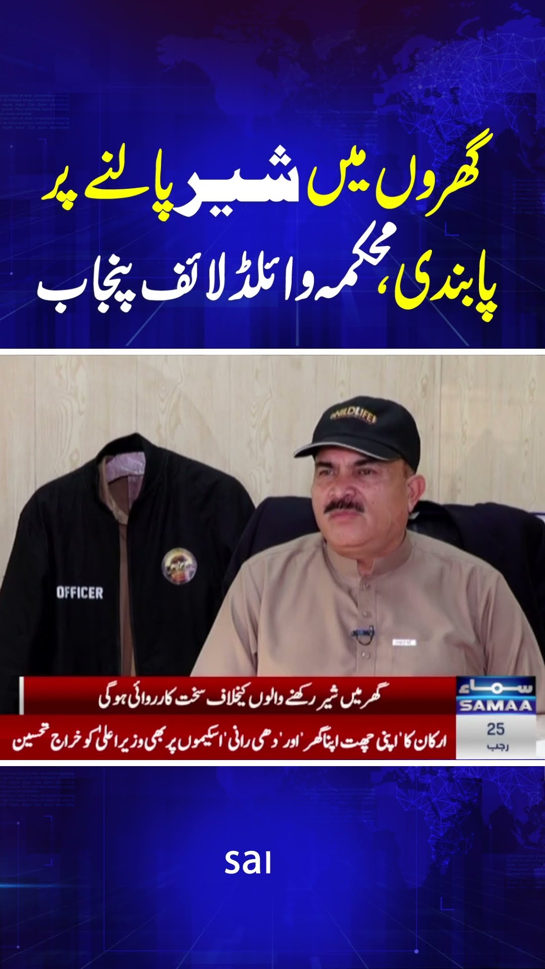 Latest Law Update in Punjab regarding Lions | Breaking News | Samaa TV