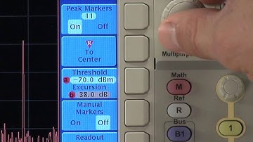 MDO4000: Automated Peak Markers | Tektronix