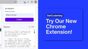 Google Chrome extension using Gemini | #google #chrome #extension