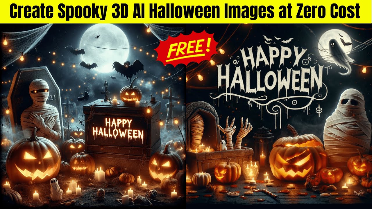 Create Spooky 3D AI Halloween Images at Zero Cost | Bing Ai Image Create | Bing Image Prompts