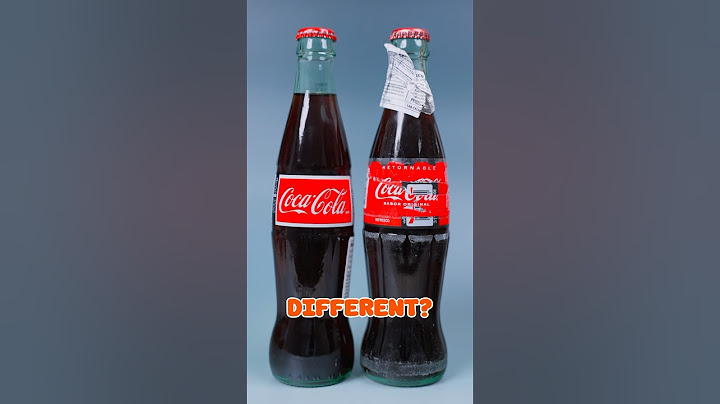 Mexican CocaCola Is Actually Recycled