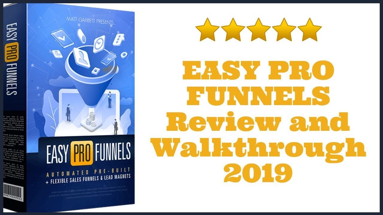 Easy Pro Funnels Review and Walkthrough 2019