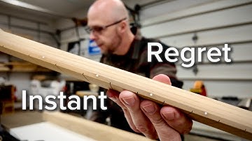 I Put the Fret Dots on the Wrong Side…Because of Course I Did