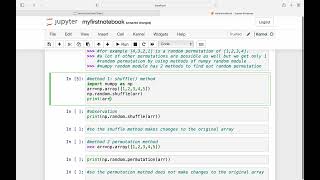 Numpy Tutorial for beginners - Numpy Permutation() | How to use np.random.permutation()