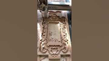 Изготовление резной рамы из классической коллекции. #чпу #декор #рама