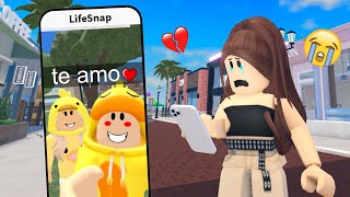 DESCUBRÍ el PEOR SECRETO de MI NOVIO en ROBLOX SNAPCHAT!!