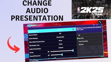 How to change Audio Presentation in NBA 2K25 MyTEAM Mobile