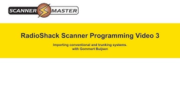 RadioShack Scanner Programming Video 3 by Scanner Master