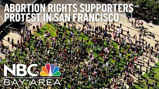 Abortion Rights Supporters Protest in San Francisco After Roe v. Wade Overturned